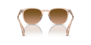 Oliver Peoples Finley Esq. Sun avec une monture Blush et des verres Brun - L'image 5
