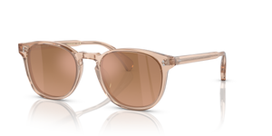 Oliver Peoples Finley Esq. Sun with Blush frame and Brown lenses - Image 1