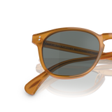 Oliver Peoples Finley Esq. Sun con montatura Ambra e lenti  Blu - Variant