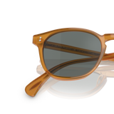 Oliver Peoples Finley Esq. Sun con montura Ámbar y lentes Azul - Variant