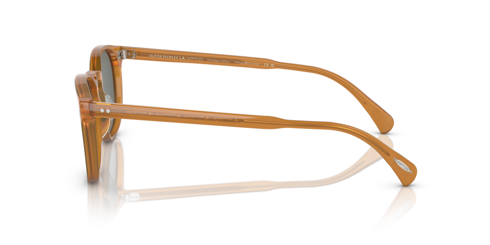 Oliver Peoples Finley Esq. Sun with Amber frame and Regal Blue