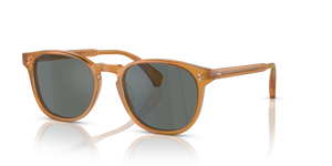 Oliver Peoples Finley Esq. Sun with Amber frame and Blue lenses - image 1