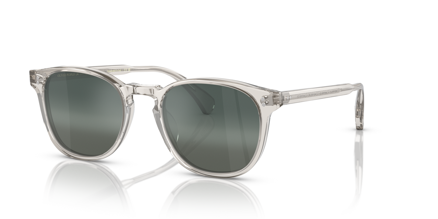 Oliver Peoples Finley Esq. Sun con montura Negro y diamante y lentes Gris - Imagen Pernos