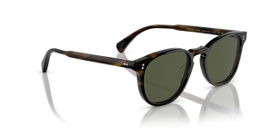 Oliver Peoples Finley Esq. Sun with Bark frame and Green lenses - image 3