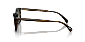 Oliver Peoples Finley Esq. Sun with Bark frame and Green lenses - image 4