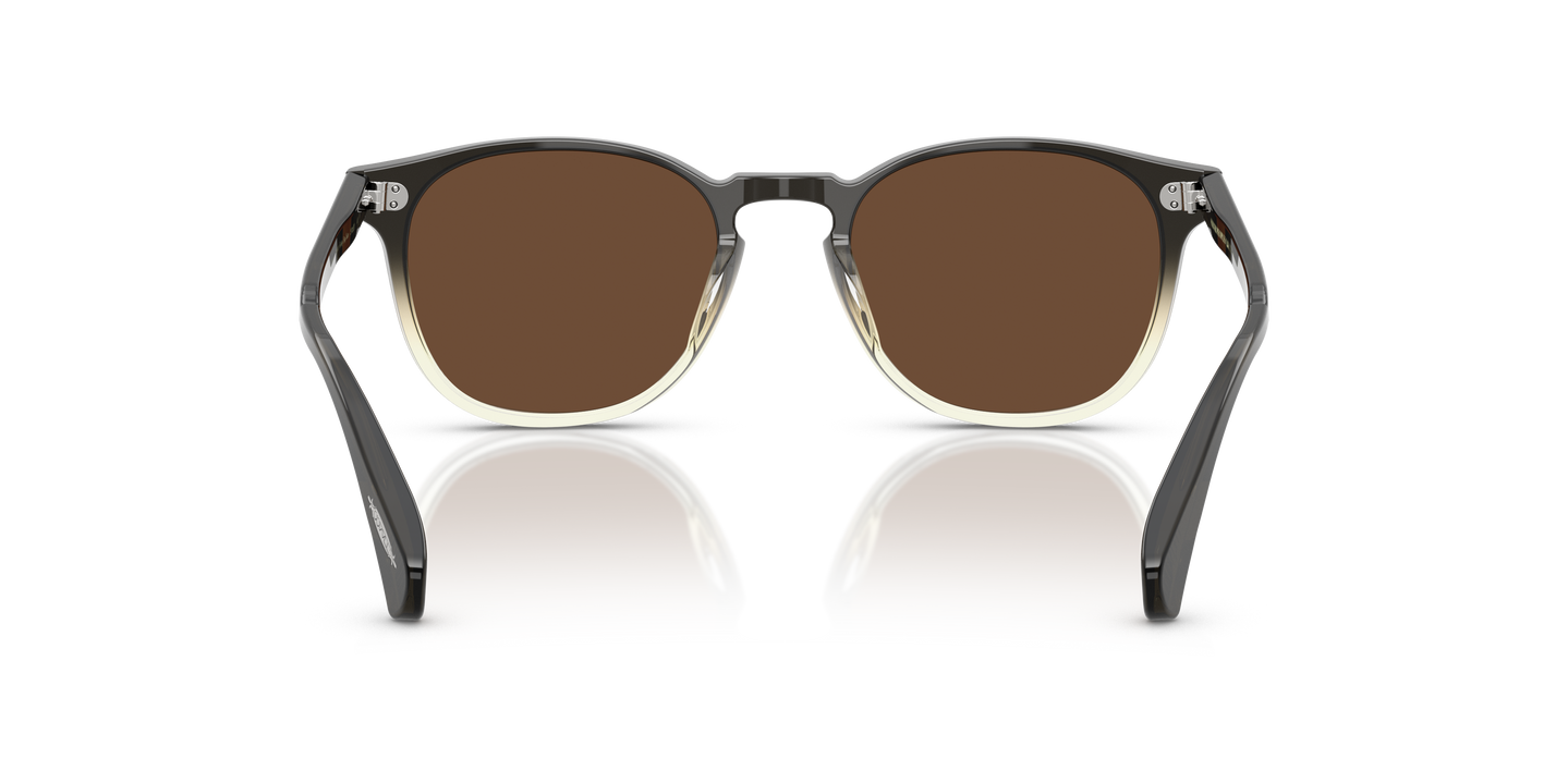 Oliver Peoples Finley Esq. Sun with Kona Gradient frame and Brown lenses - Image Nosepads