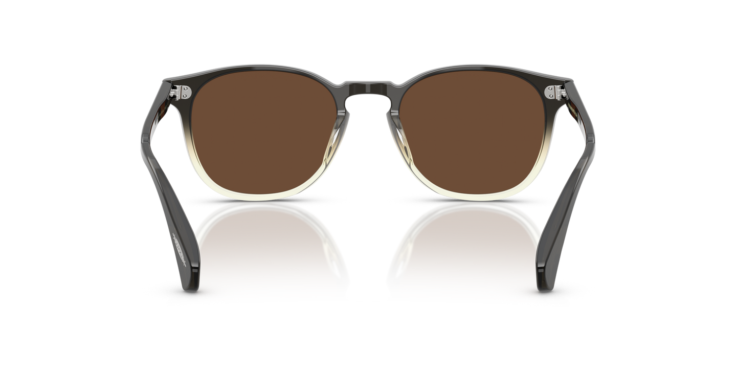 Oliver Peoples Finley Esq. Sun with Kona Gradient frame and Brown lenses - Image Nosepads