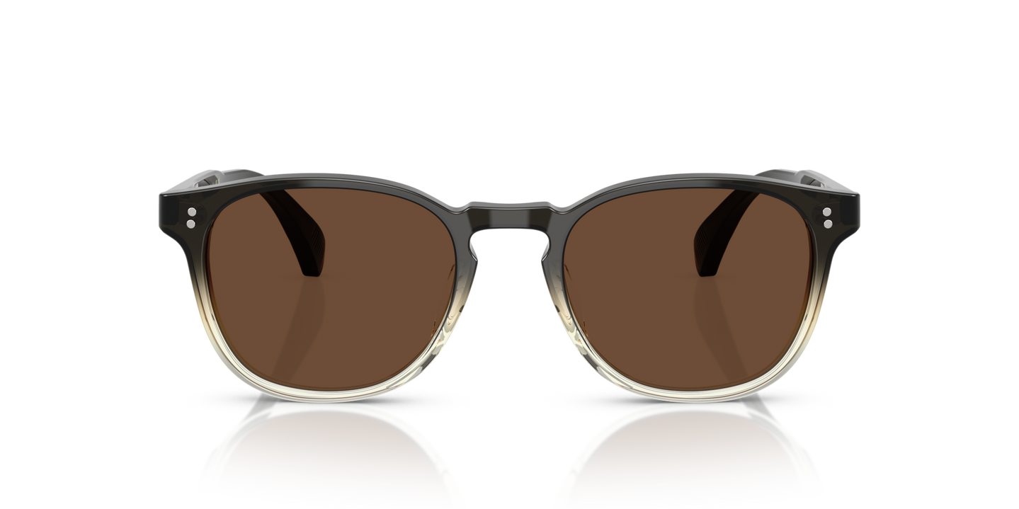 Oliver Peoples Finley Esq. Sun with Kona Gradient frame and Brown lenses - Image Lenses