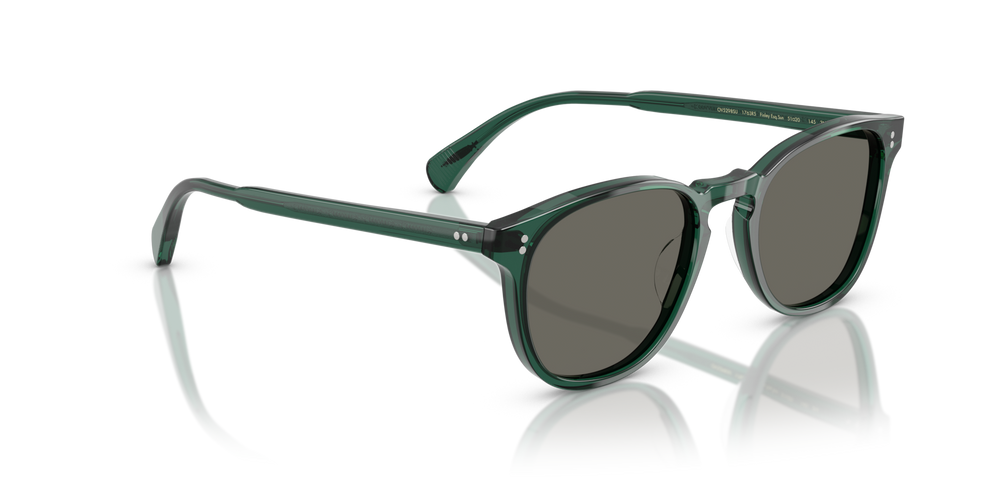 Oliver Peoples Finley Esq. Sun with Translucent Dark Teal frame and Grey lenses - image 3