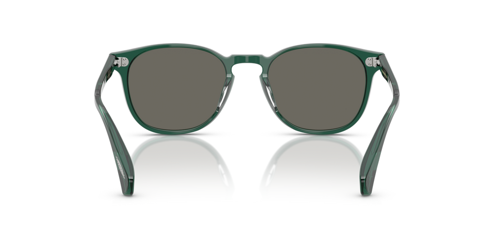 Oliver Peoples Finley Esq. Sun with Translucent Dark Teal frame and Grey lenses - image 5