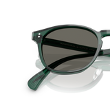 Oliver Peoples Finley Esq. Sun with Translucent Dark Teal frame and Grey lenses - Variant