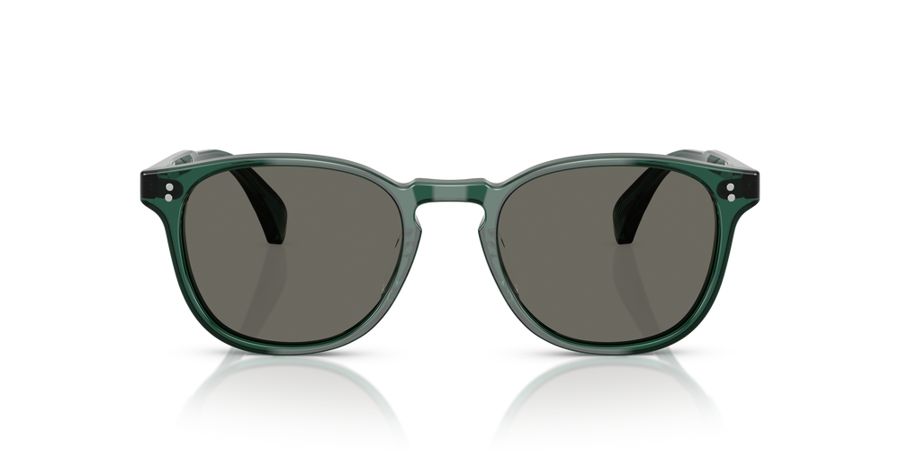 Oliver Peoples Finley Esq. Sun の Translucent Dark Teal フレームと