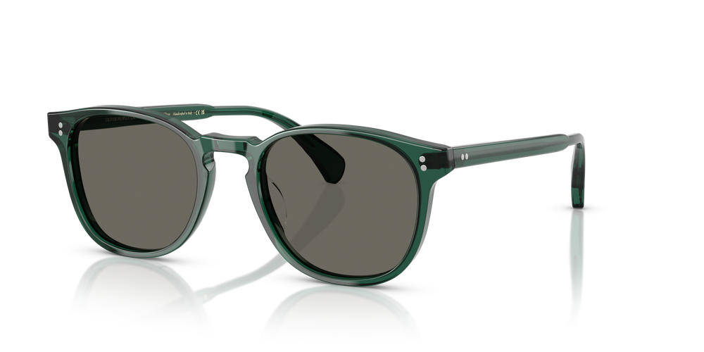 Oliver Peoples Finley Esq. Sun con montura Turquesa oscuro traslúcido y lentes Gris - imagen 10