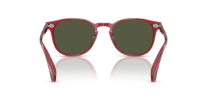 Oliver Peoples Finley Esq. Sun con montatura Translucent Rust e lenti  Verde - L'immagine 5
