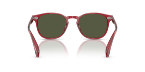 Sie Oliver Peoples Finley Esq. Sun mit Translucent Rust Gestell und Grün Gläsern - bild 5