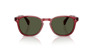 Oliver Peoples Finley Esq. Sun with Translucent Rust frame and Green lenses - image 2
