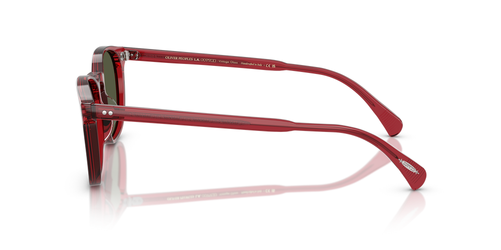 Oliver Peoples Finley Esq. Sun with Translucent Rust frame and Green lenses - Image 4