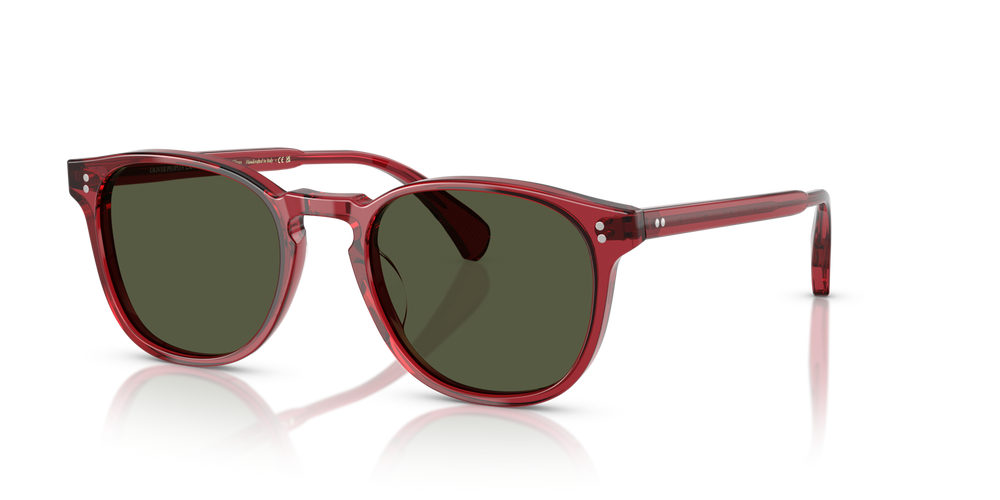 Oliver Peoples Finley Esq. Sun with Translucent Rust frame and Green lenses - image 8