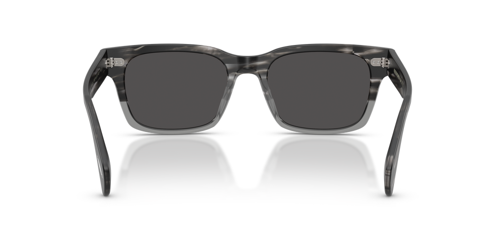 Sie Oliver Peoples Ryce Sun mit Semi-Matte Storm Gestell und Grau Gläsern - Das Bild 5