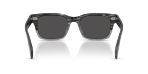 Sie Oliver Peoples Ryce Sun mit Semi-Matte Storm Gestell und Grau Gläsern - Das Bild 5