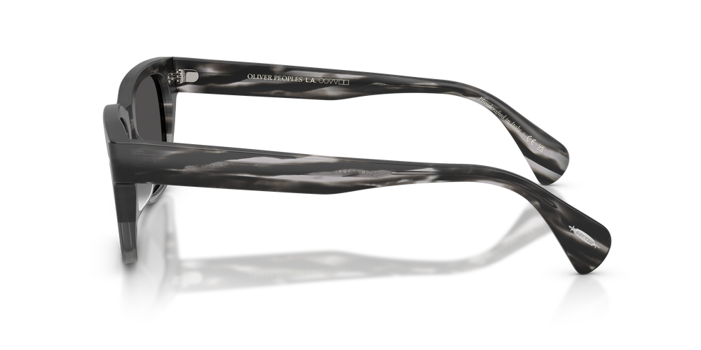 Sie Oliver Peoples Ryce Sun mit Semi-Matte Storm Gestell und Grau Gläsern - Das Bild 4