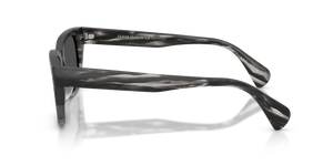 Sie Oliver Peoples Ryce Sun mit Semi-Matte Storm Gestell und Grau Gläsern - Das Bild 4