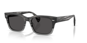 Sie Oliver Peoples Ryce Sun mit Semi-Matte Storm Gestell und Grau Gläsern - Das Bild 1