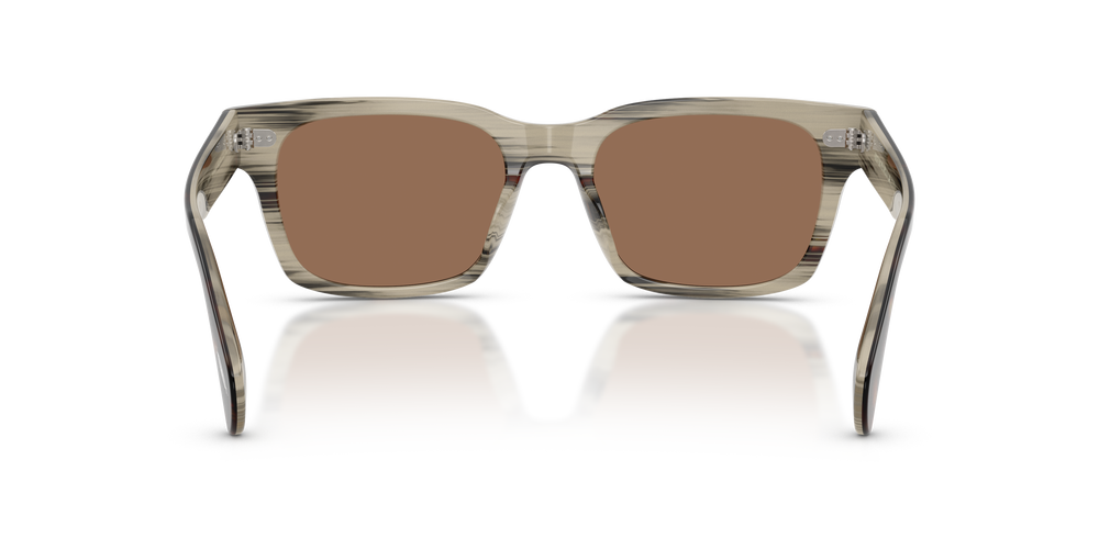 Oliver Peoples Ryce Sun avec une monture 362/Corne et des verres Brun - L'image 5