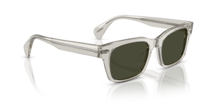 Oliver Peoples Ryce Sun con montatura Nero a rombi e lenti  Verde - L'immagine 3