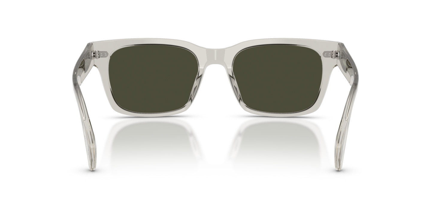Oliver Peoples Ryce Sun con montura Negro y diamante y lentes Verde - Imagen Plaquetas nasales