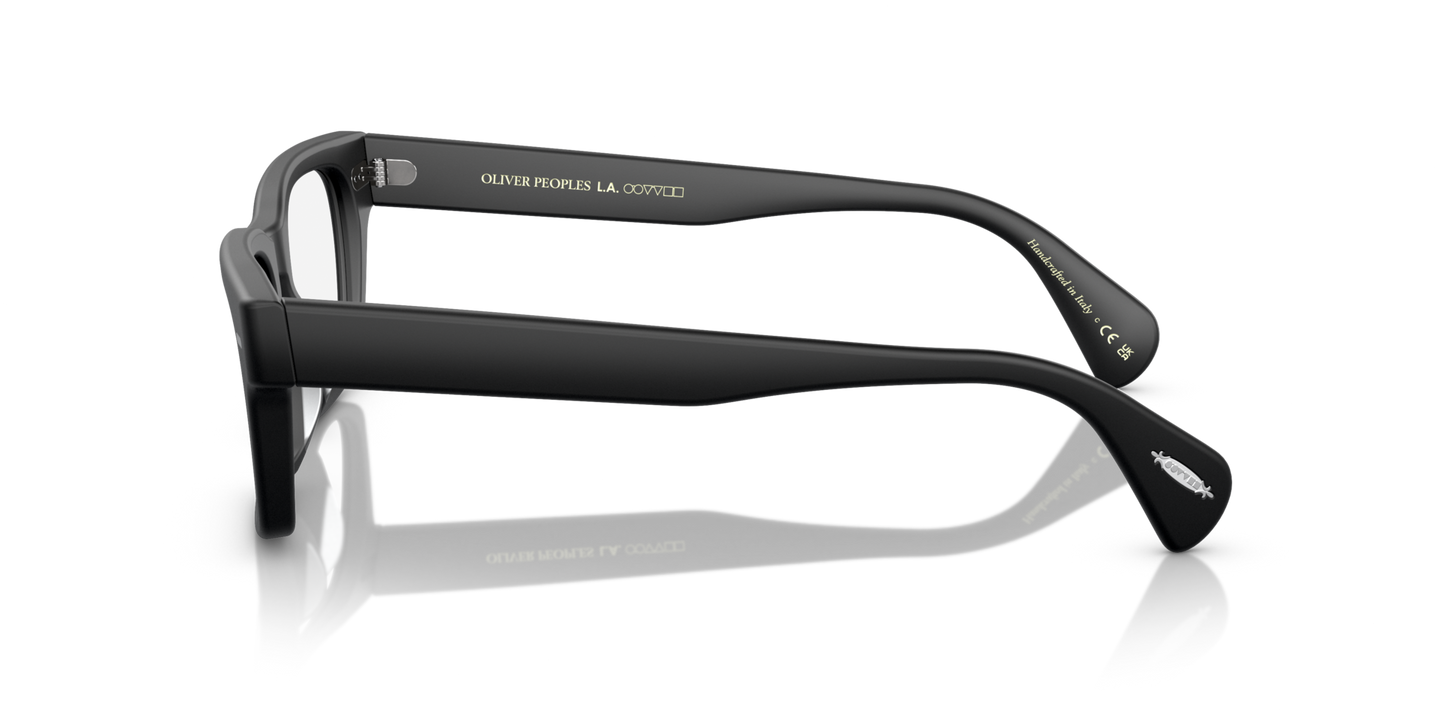Oliver Peoples Ryce avec monture Semi-Matte Black - Image Charnière