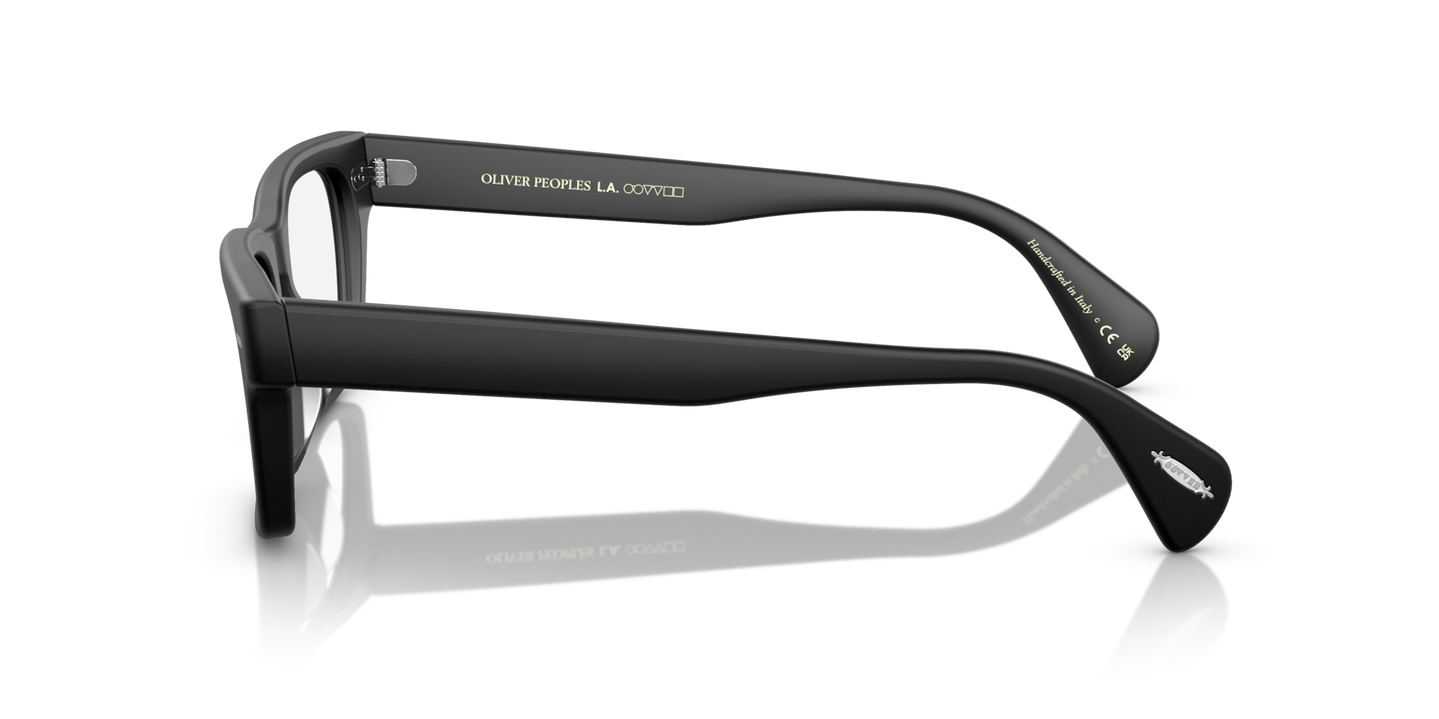Oliver Peoples Ryce avec monture Semi-Matte Black - Image Charnière