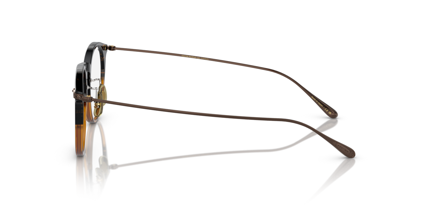 Oliver Peoples Marret with Honey Havana frame - Image Oliver Peoples Logo