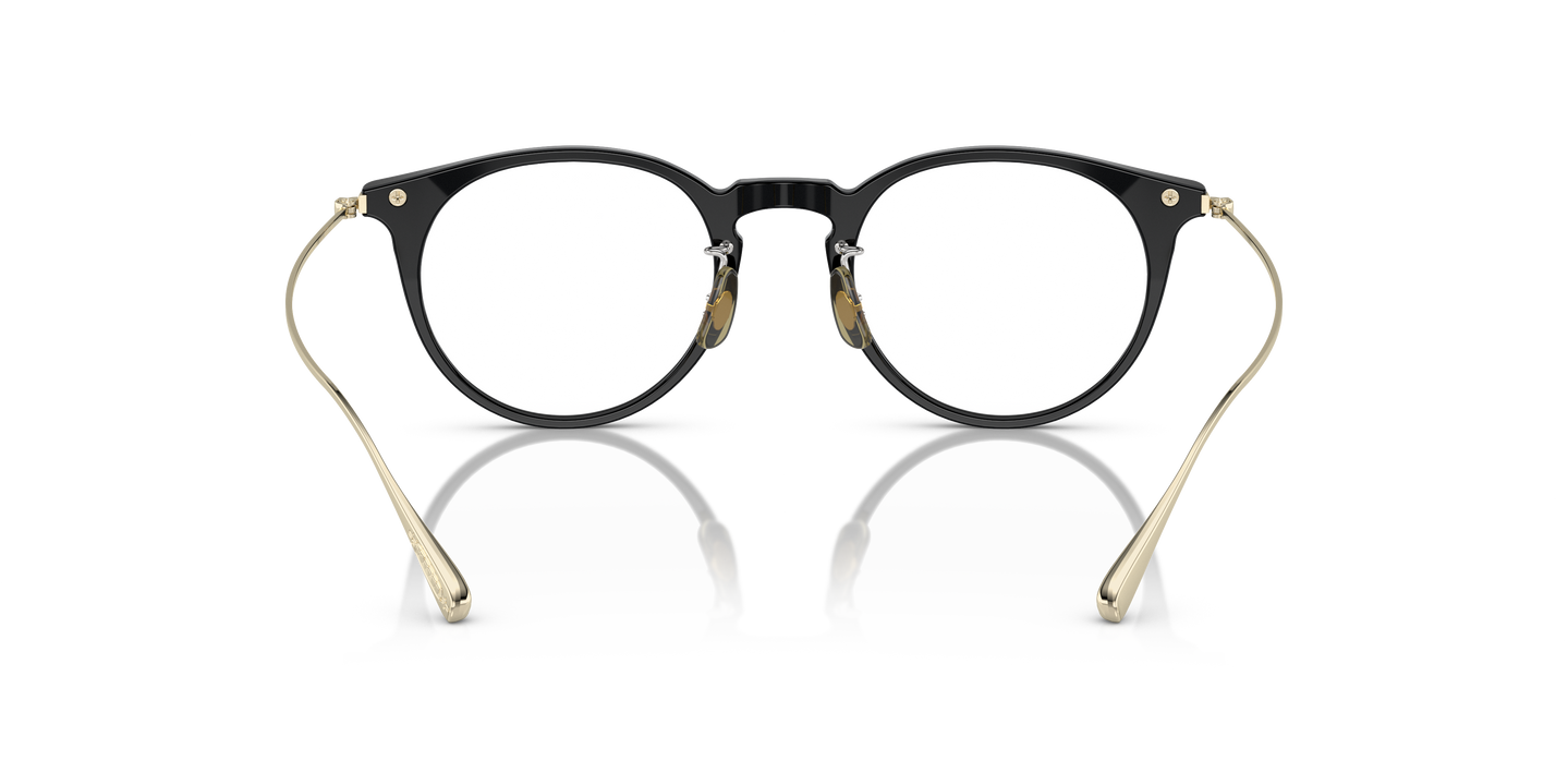 OLIVER PEOPLES Marett ブラックラウンドメガネ OLIVER PEOPLES Marett ブラックラウンドメガネ 【公式通販】