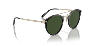 Oliver Peoples Remick with Black/Gold frame and Green lenses - image 3