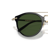 Oliver Peoples Remick with Black/Gold frame and Green lenses - Variant