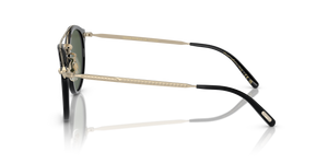 Oliver Peoples Remick with Black/Gold frame and Green lenses - image 4