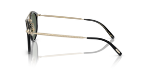 Oliver Peoples Remick with Black/Gold frame and Green lenses - image 4