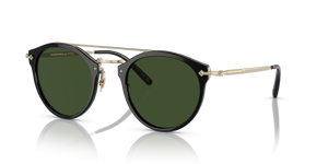 Oliver Peoples Remick with Black/Gold frame and Green lenses - image 1