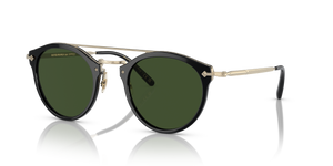 Oliver Peoples Remick with Black/Gold frame and Green lenses - image 1