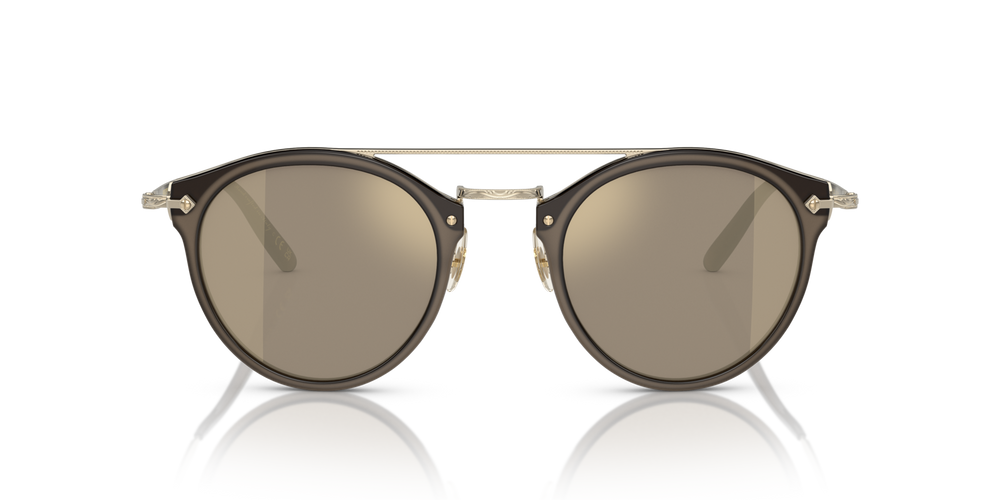 Oliver Peoples Remick with Taupe-Brushed Gold frame and Brown lenses - image 2