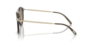Sie Oliver Peoples Remick mit Taupe/Gold gebürstet Gestell und Braun Gläsern - Bild 4