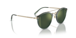Sie Oliver Peoples Remick mit Elfenbein/Gold Gestell und Gold Gläsern - Bild 3