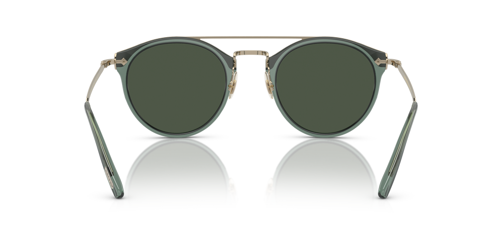 Sie Oliver Peoples Remick mit Elfenbein/Gold Gestell und Gold Gläsern - Bild 5