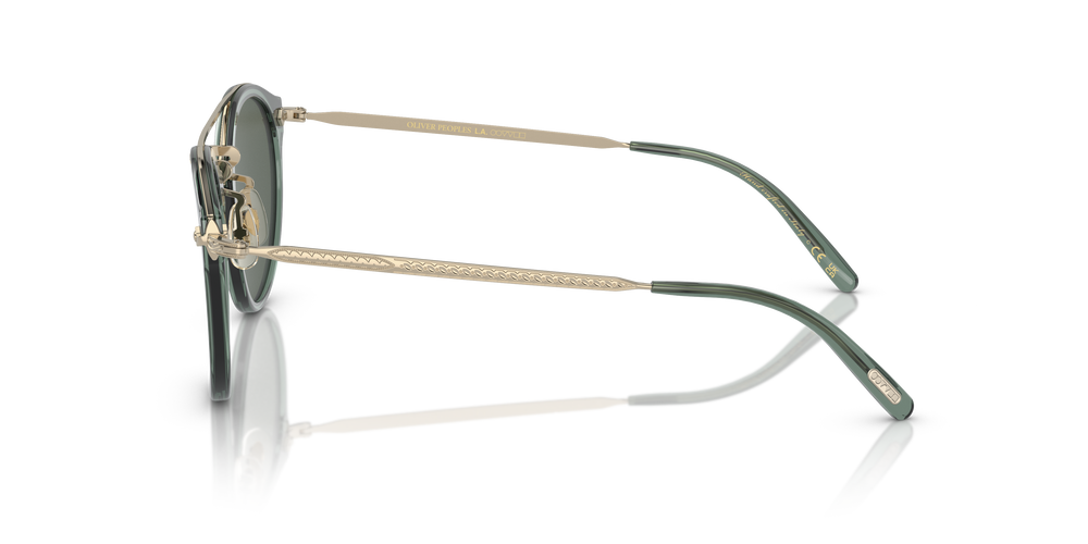 Sie Oliver Peoples Remick mit Elfenbein/Gold Gestell und Gold Gläsern - Bild 4