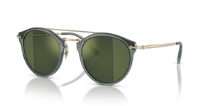 Sie Oliver Peoples Remick mit Elfenbein/Gold Gestell und Gold Gläsern - Bild 1