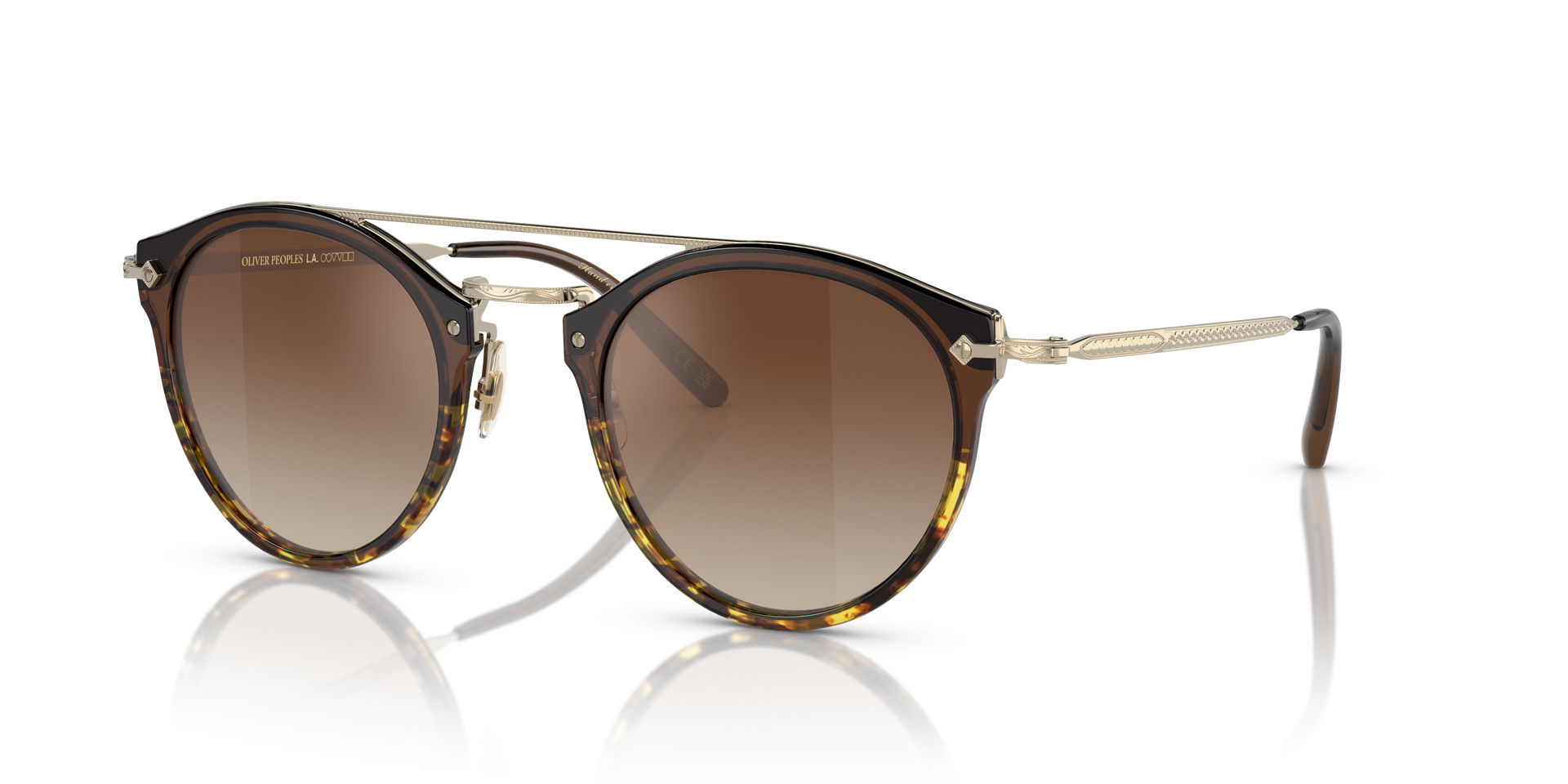 Oliver Peoples Remick with Espresso/382 Gradient/Gold frame and