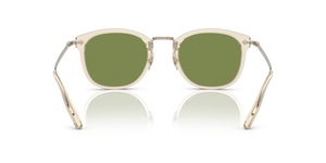 Oliver Peoples OP-506 Sun con montatura Camoscio-Oro e lenti  Verde - immagine 5