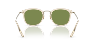 Oliver Peoples OP-506 Sun with Buff-Gold frame and Green lenses