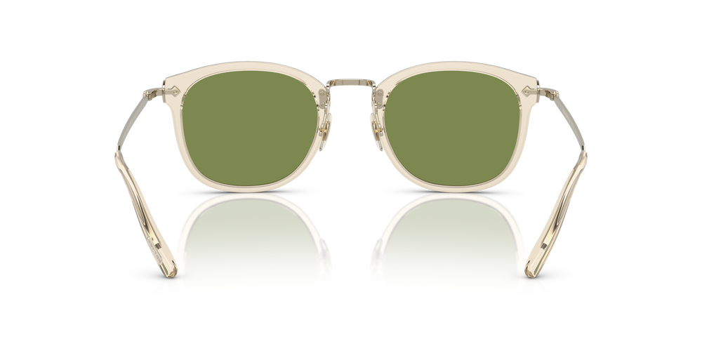 Oliver Peoples OP-506 Sun with Buff-Gold frame and Green lenses - Image 5
